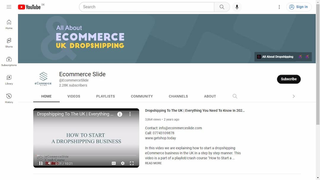 Background image of Ecommerce Slide