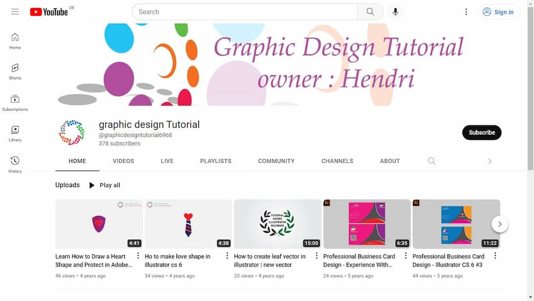 Background image of graphic design Tutorial