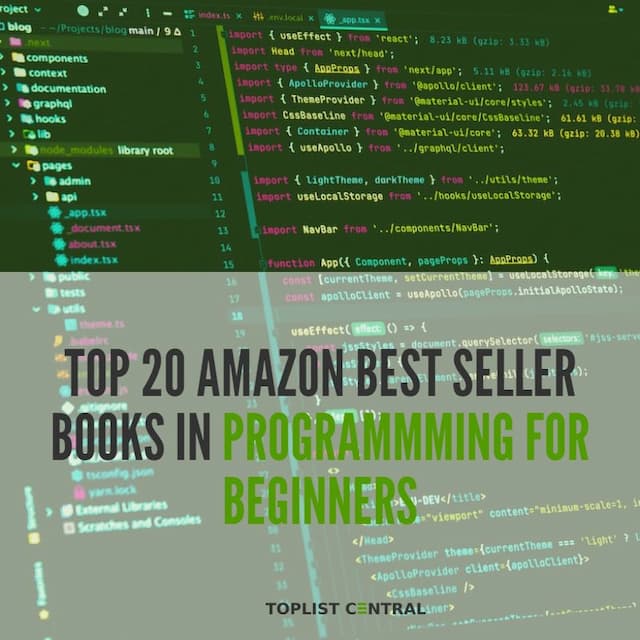 Image for list Top 20 Amazon Best Seller Books in Programmming for Beginners