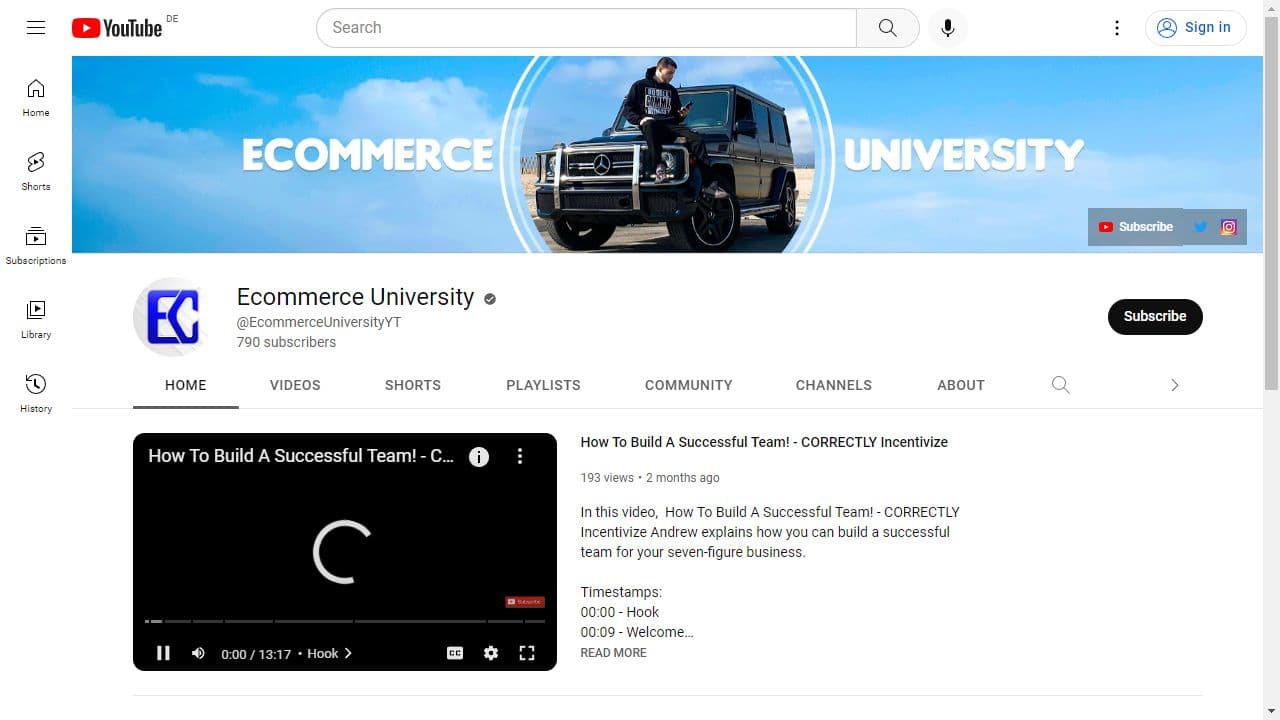 Background image of Ecommerce University