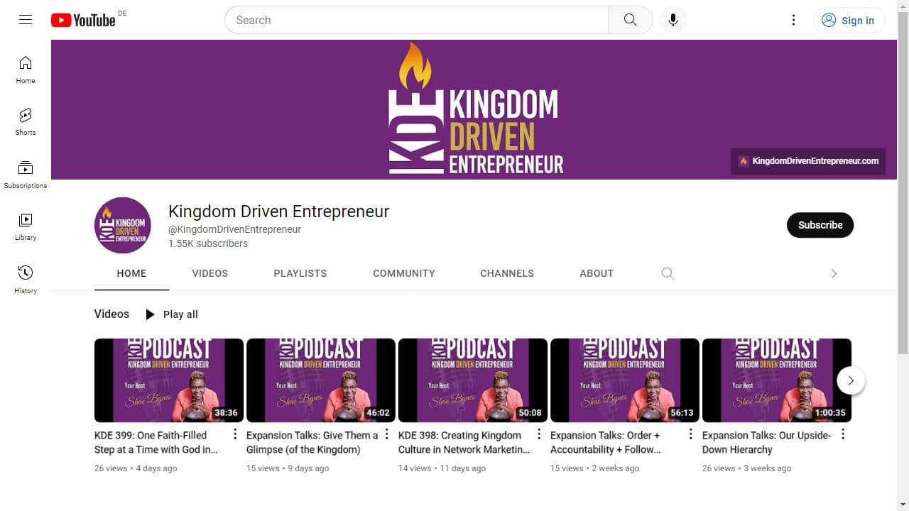 Background image of Kingdom Driven Entrepreneur