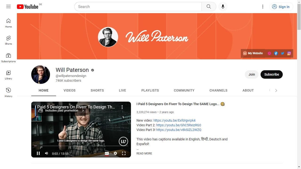 Background image of Will Paterson