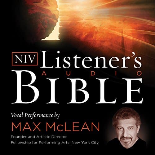 Background image of Listener's Audio Bible - New International Version, NIV: Complete Bible: Vocal Performance by Max McLean 