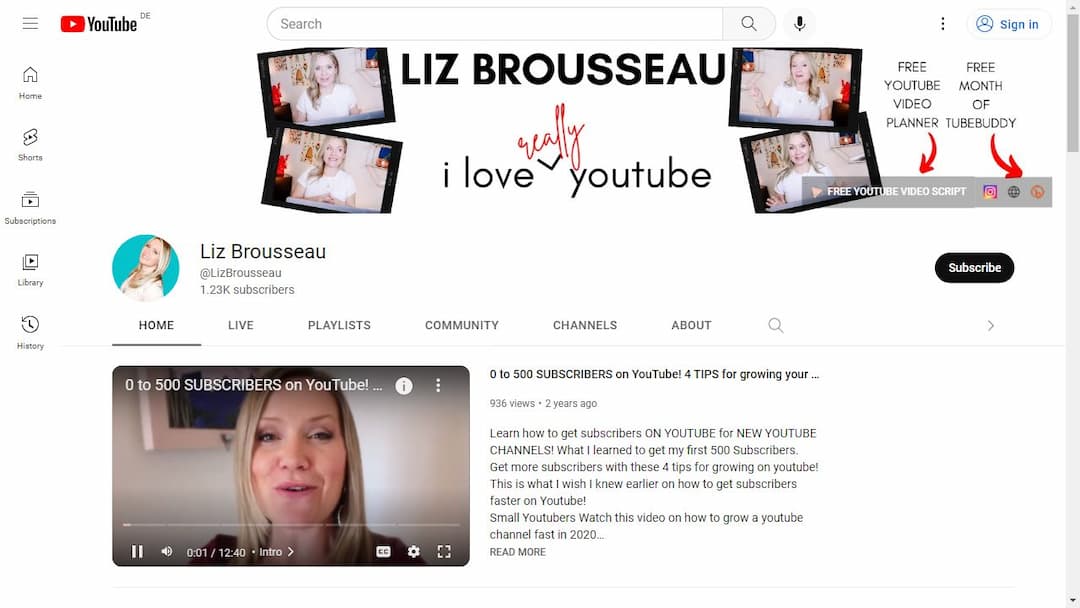 Background image of Liz Brousseau
