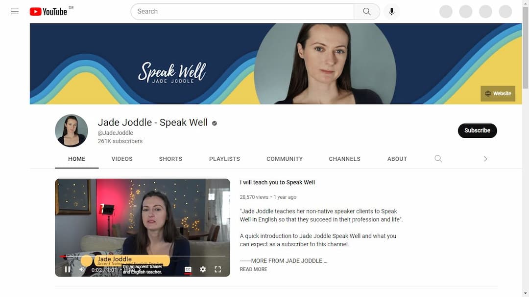 Background image of Jade Joddle - Speak Well