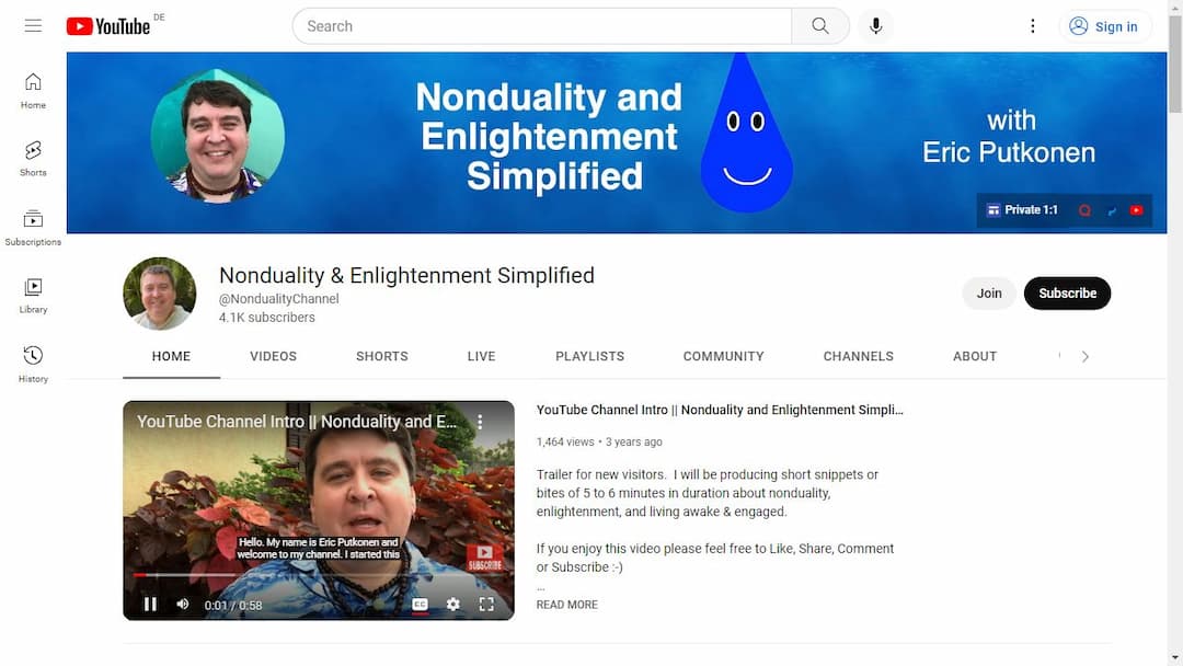 Background image of Nonduality & Enlightenment Simplified