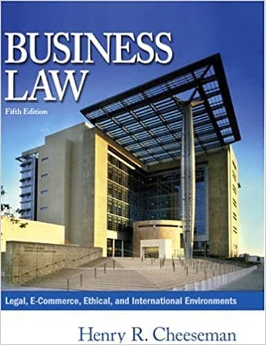 Background image of Business Law, Fifth Edition 