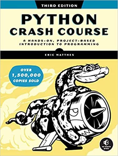 Background image of Python Crash Course, 3rd Edition: A Hands-On, Project-Based Introduction to Programming 