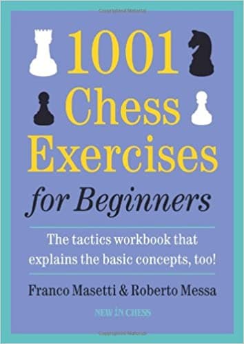 Background image of 1001 Chess Exercises for Beginners: The Tactics Workbook that Explains the Basic Concepts, Too 