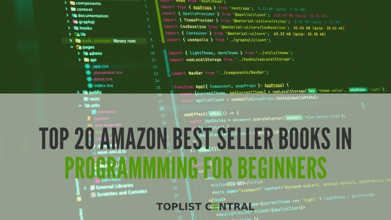 Top 20 Amazon Best Seller Books in Programmming for Beginners
