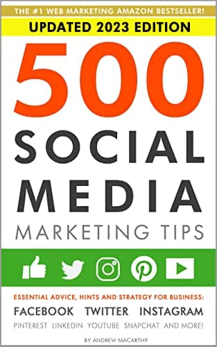 Background image of 500 Social Media Marketing Tips: Essential Advice, Hints and Strategy for Business