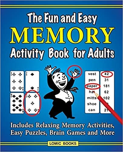 Background image of The Fun and Easy Memory Activity Book for Adults: Includes Relaxing Memory Activities, Easy Puzzles, Brain Games and More 