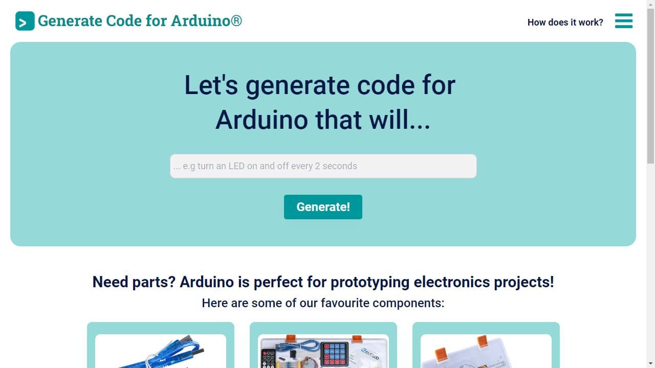 Background image of Generate Code for Arduino