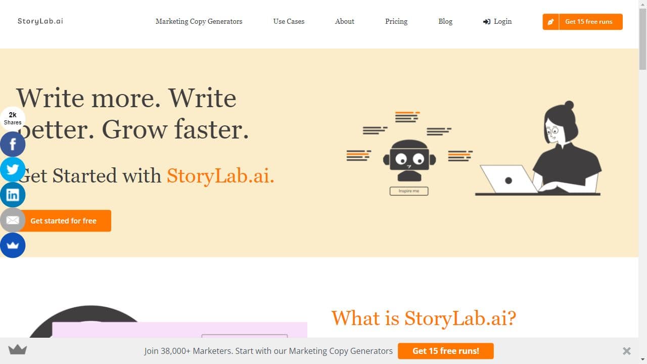 Background image of StoryLab.ai