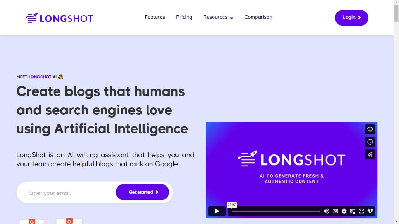 Background image of Longshot AI