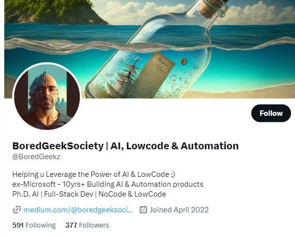 Background image of BoredGeekSociety | AI, Lowcode & Automation
