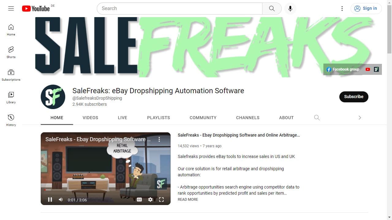 Background image of SaleFreaks: eBay Dropshipping Automation Software