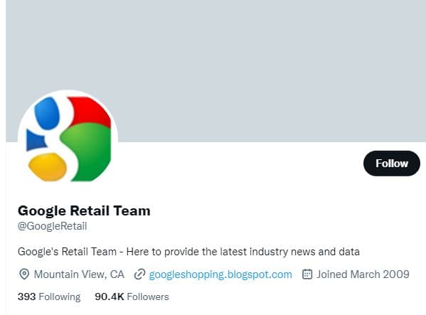 Background image of Google Retail Team