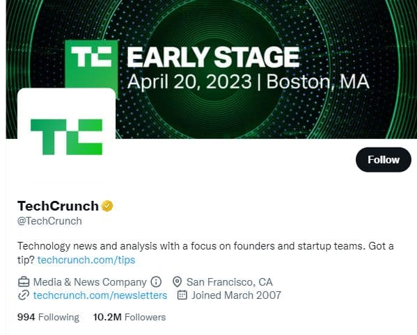 Background image of TechCrunch