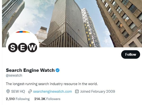 Background image of Search Engine Watch