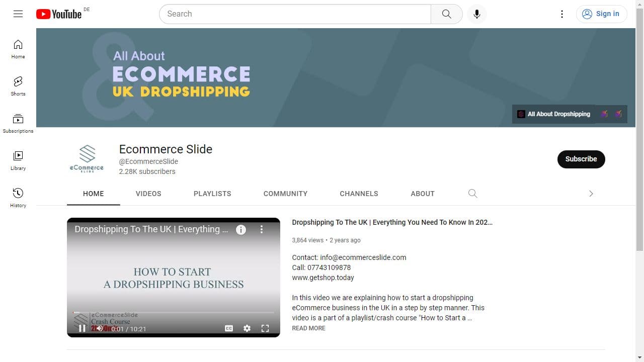 Background image of Ecommerce Slide