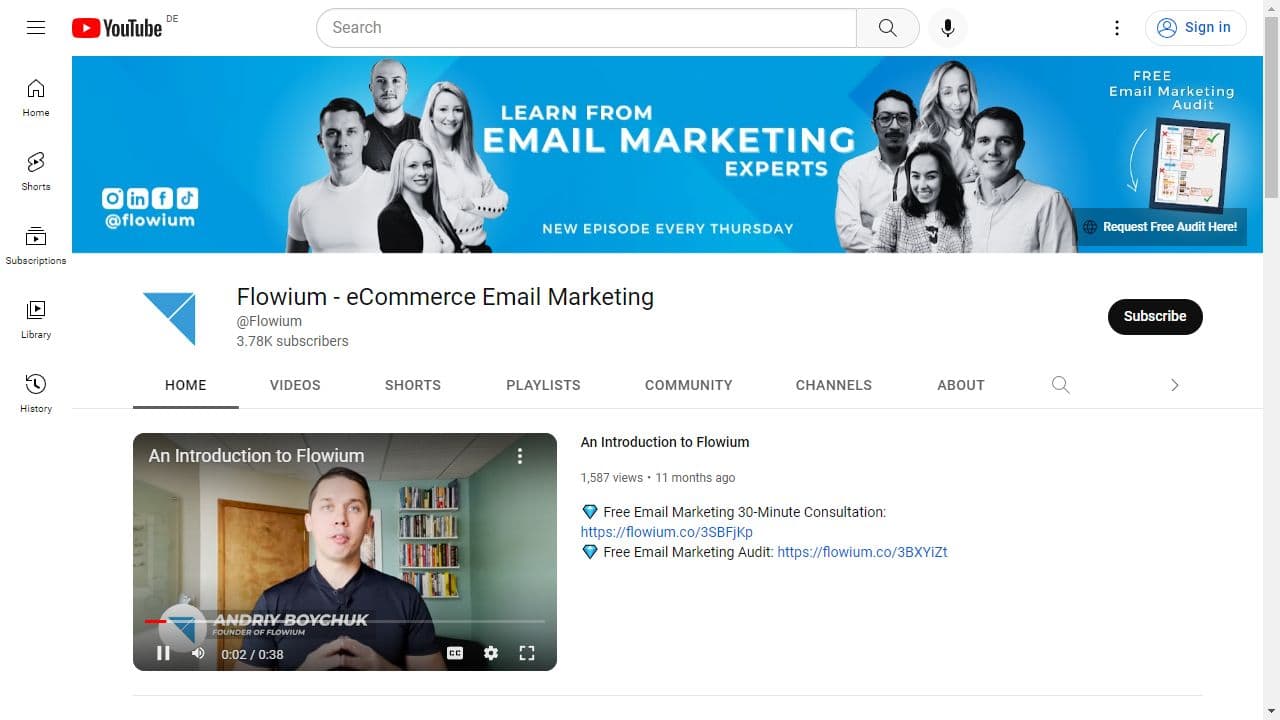 Background image of Flowium - eCommerce Email Marketing
