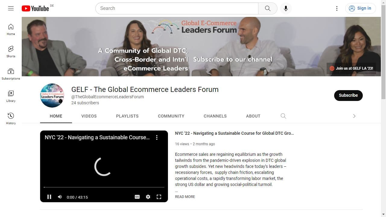 Background image of GELF - The Global Ecommerce Leaders Forum