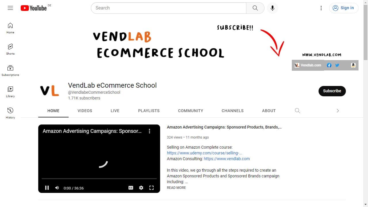 Background image of VendLab eCommerce School