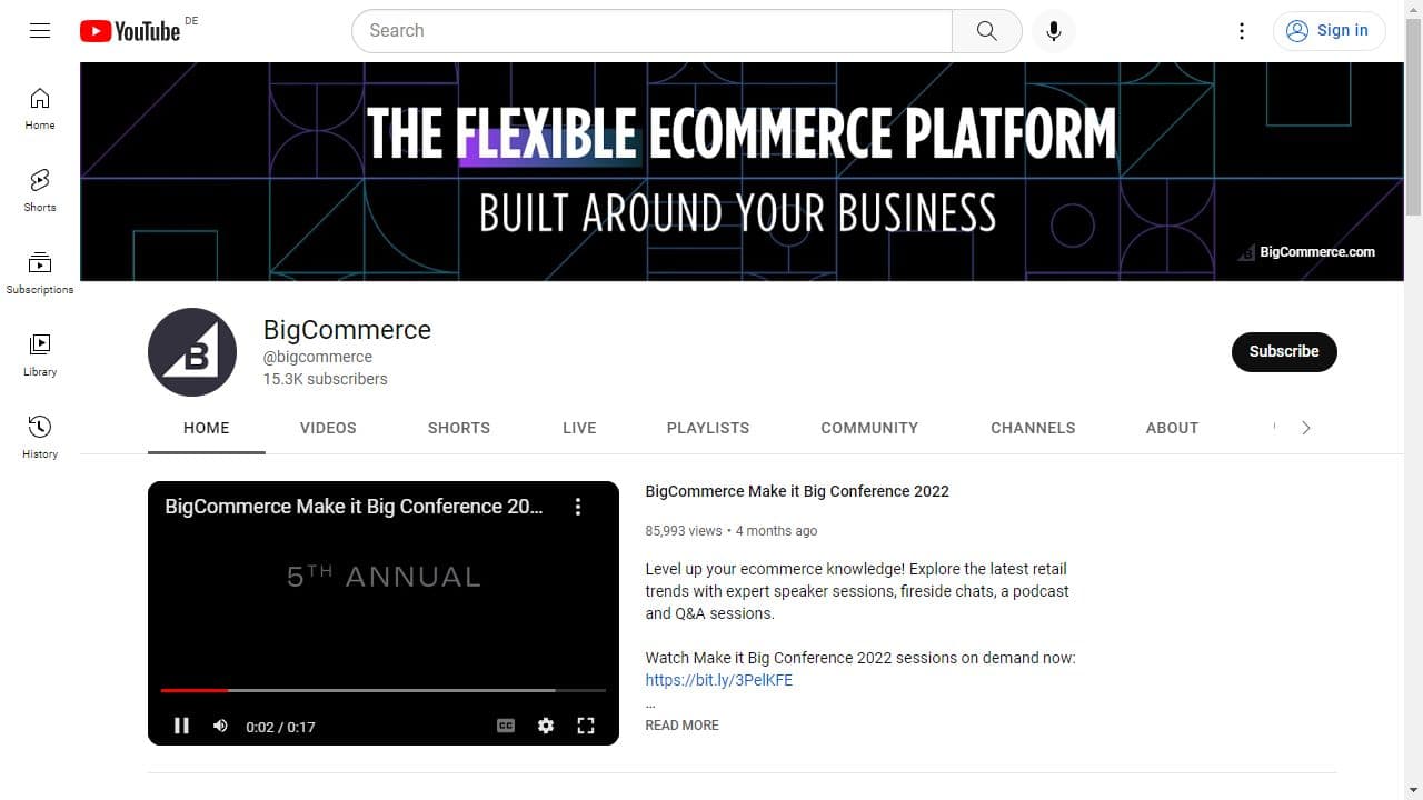 Background image of BigCommerce