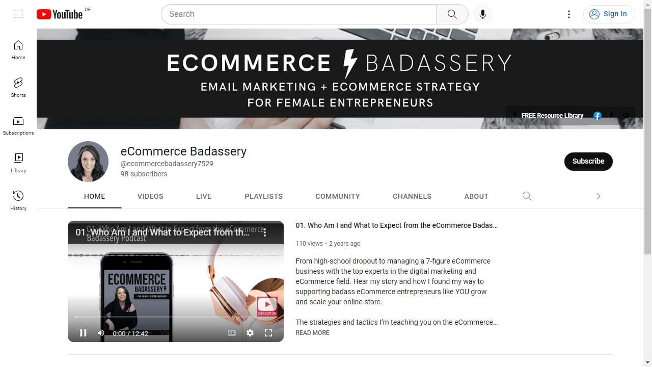 Background image of eCommerce Badassery