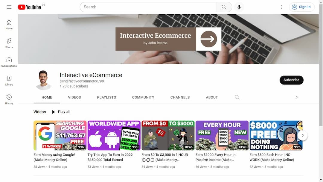 Background image of Interactive eCommerce