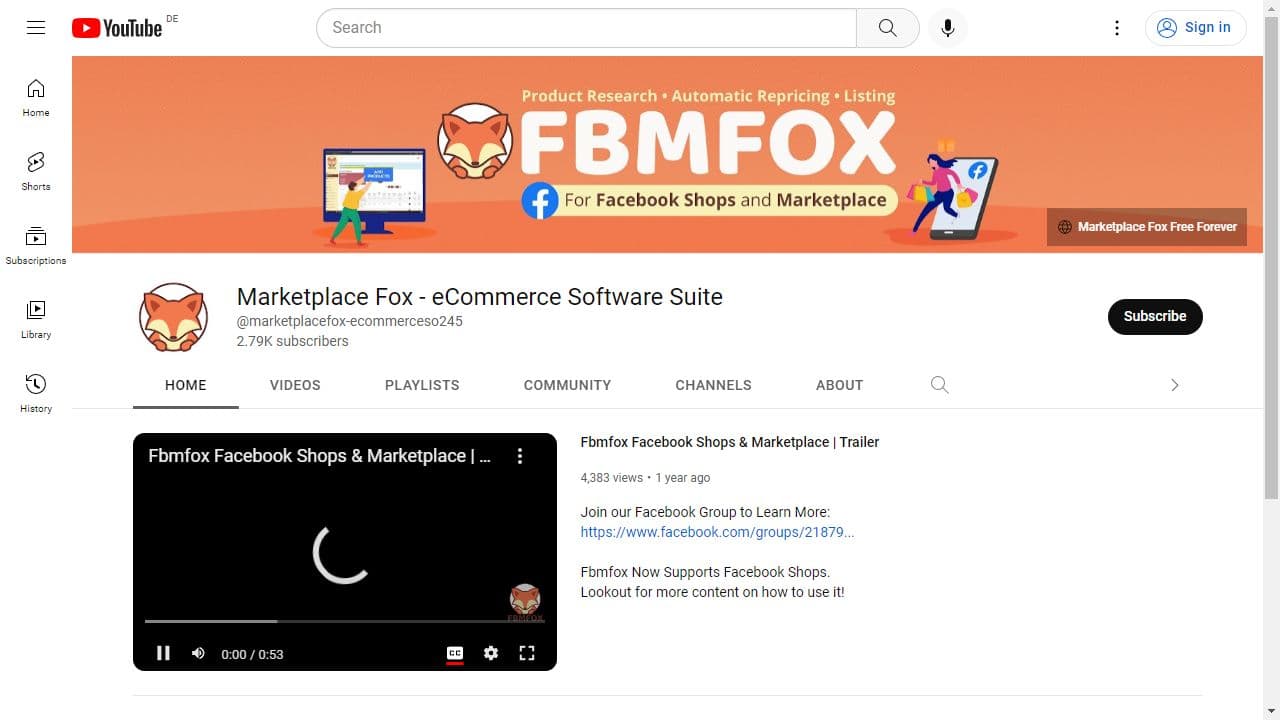 Background image of Marketplace Fox - eCommerce Software Suite