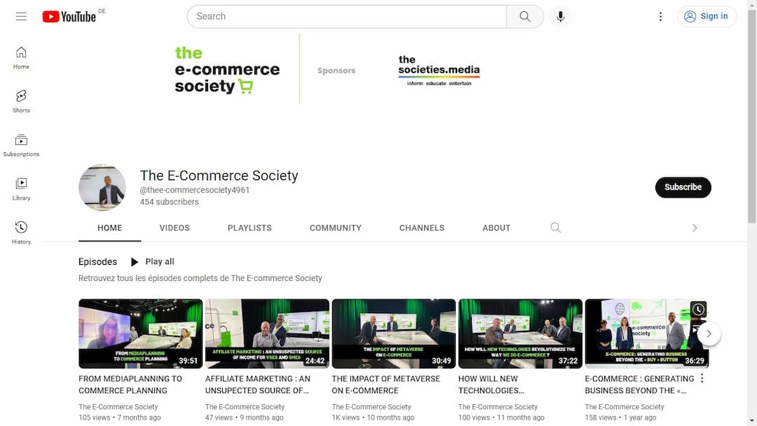 Background image of The E-Commerce Society