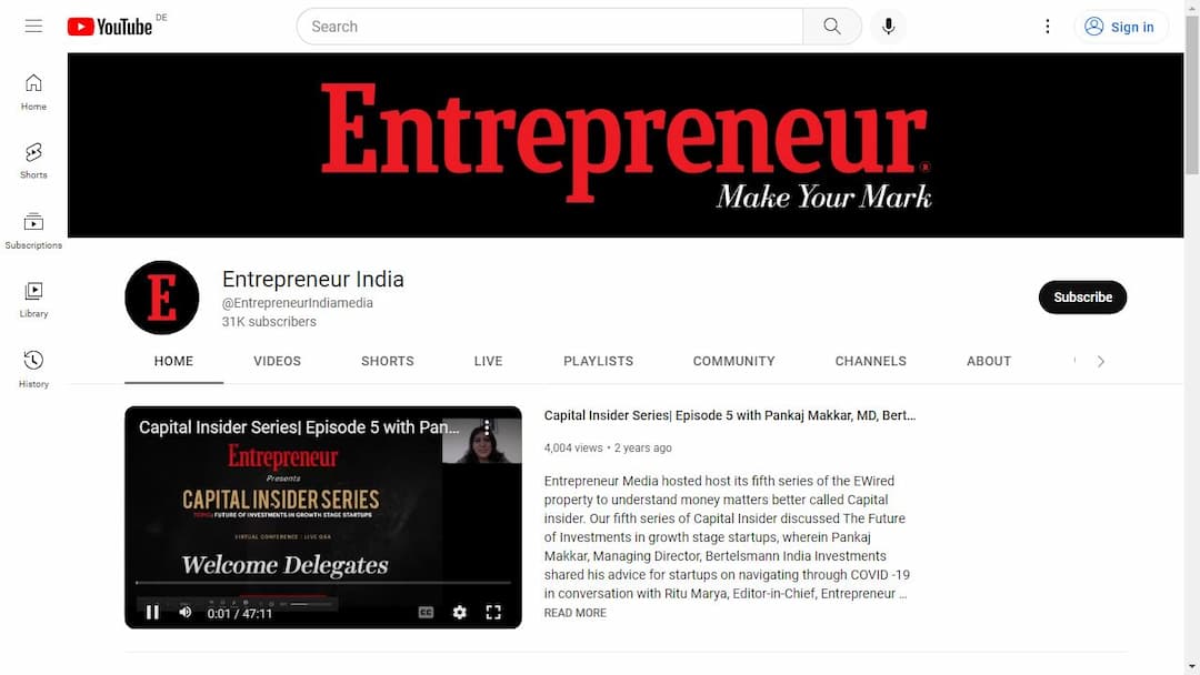 Background image of Entrepreneur India