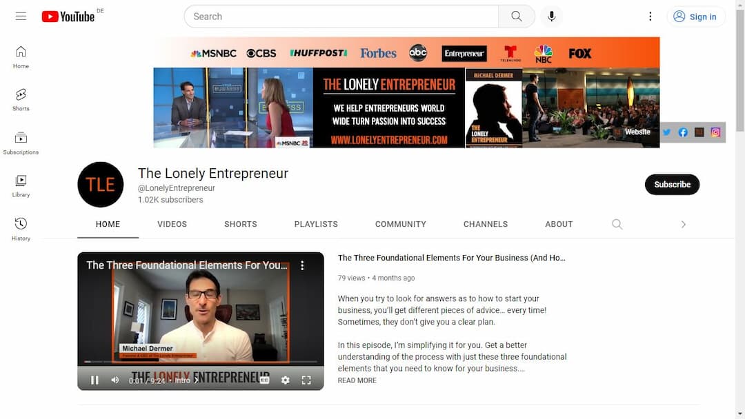 Background image of The Lonely Entrepreneur