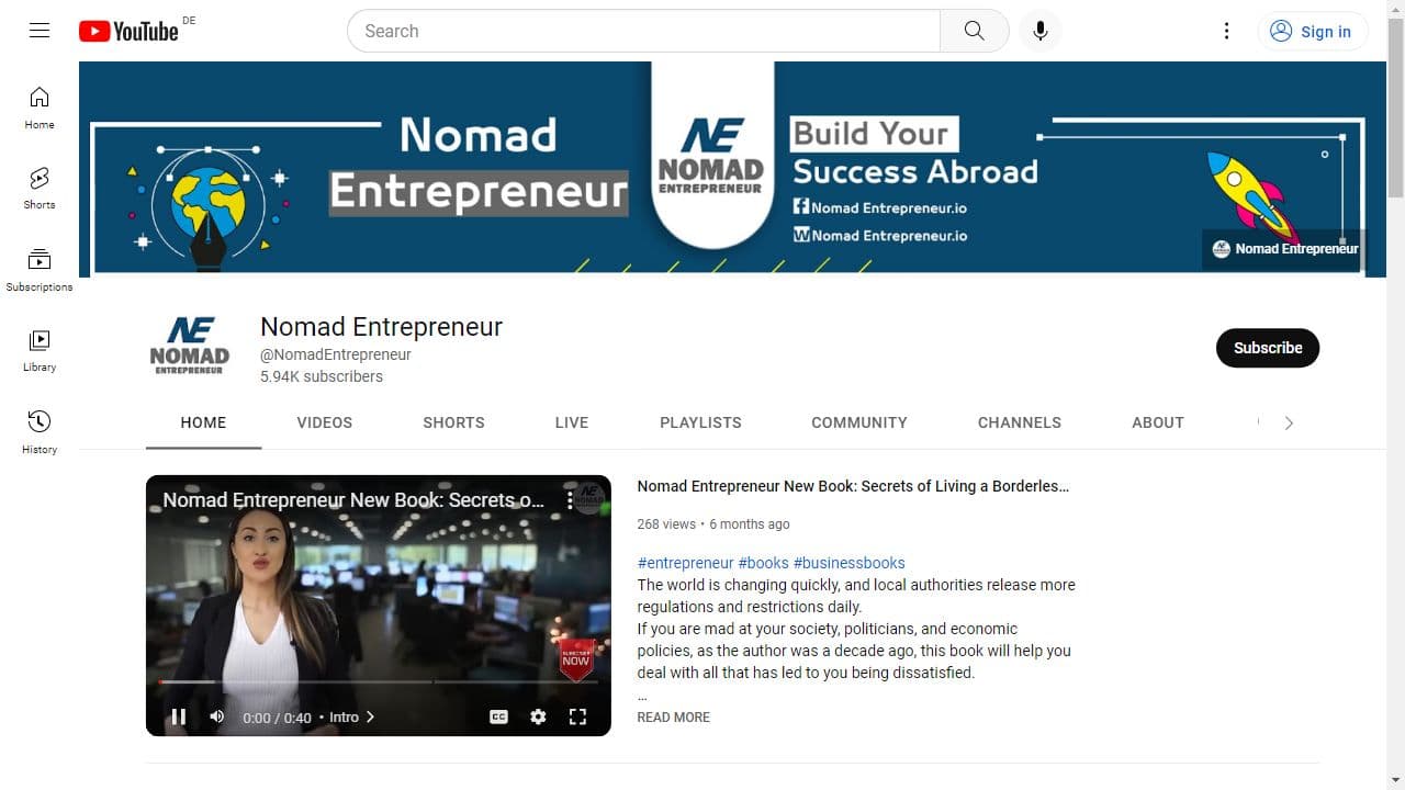 Background image of Nomad Entrepreneur