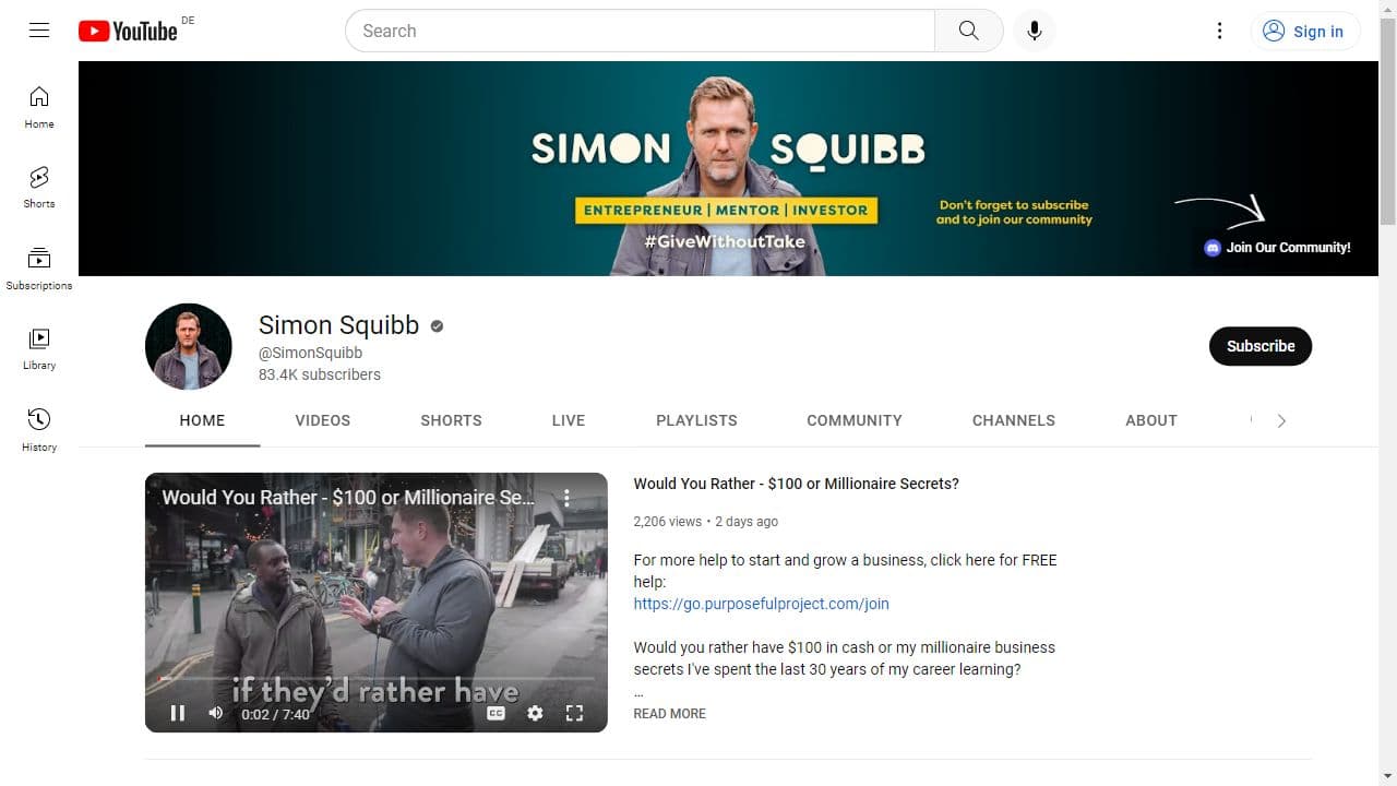 Background image of Simon Squibb