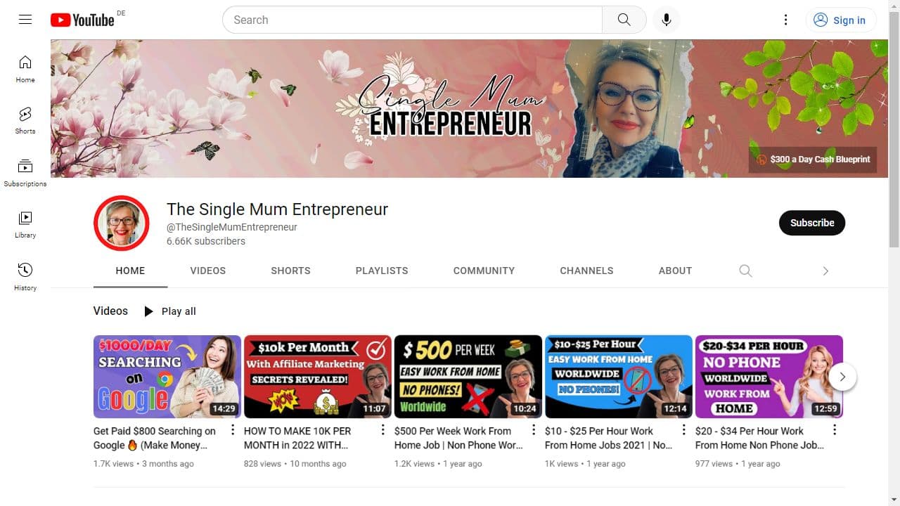 Background image of The Single Mum Entrepreneur