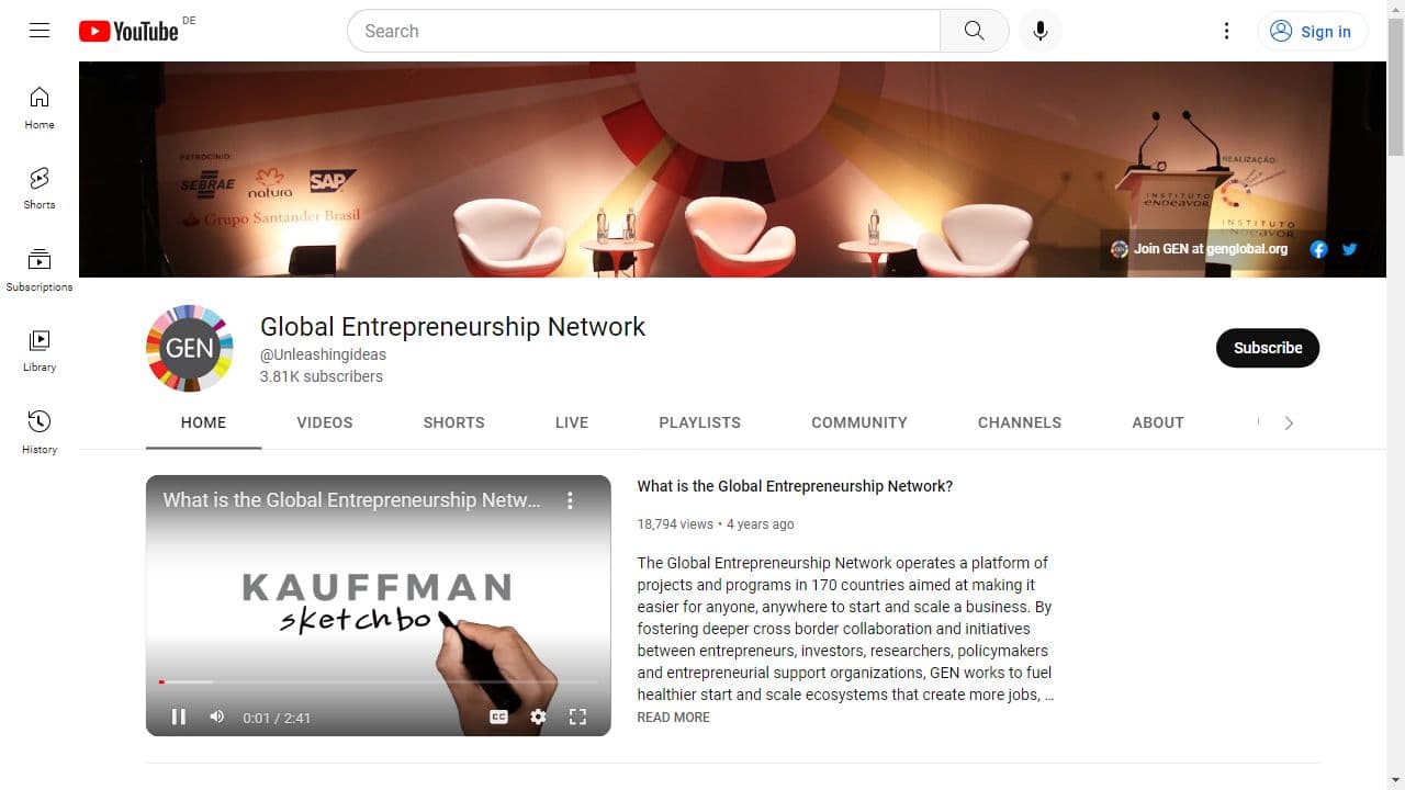 Background image of Global Entrepreneurship Network