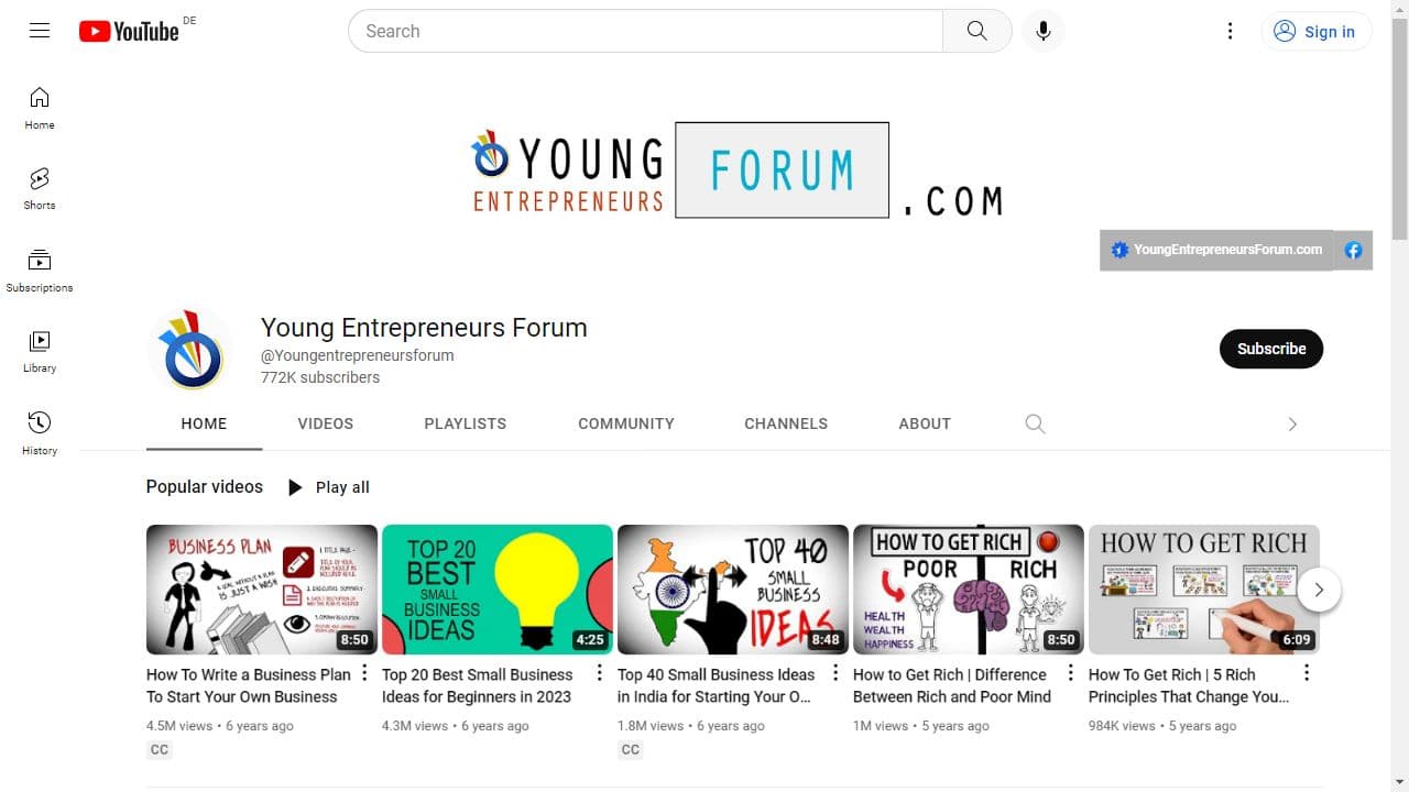 Background image of Young Entrepreneurs Forum