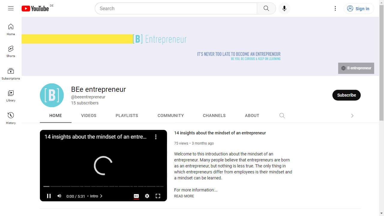 Background image of BEe entrepreneur