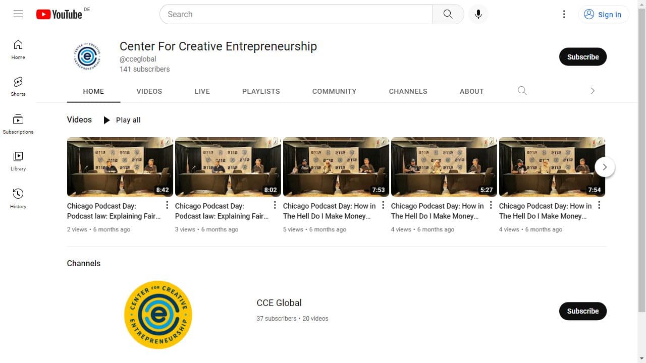 Background image of Center For Creative Entrepreneurship