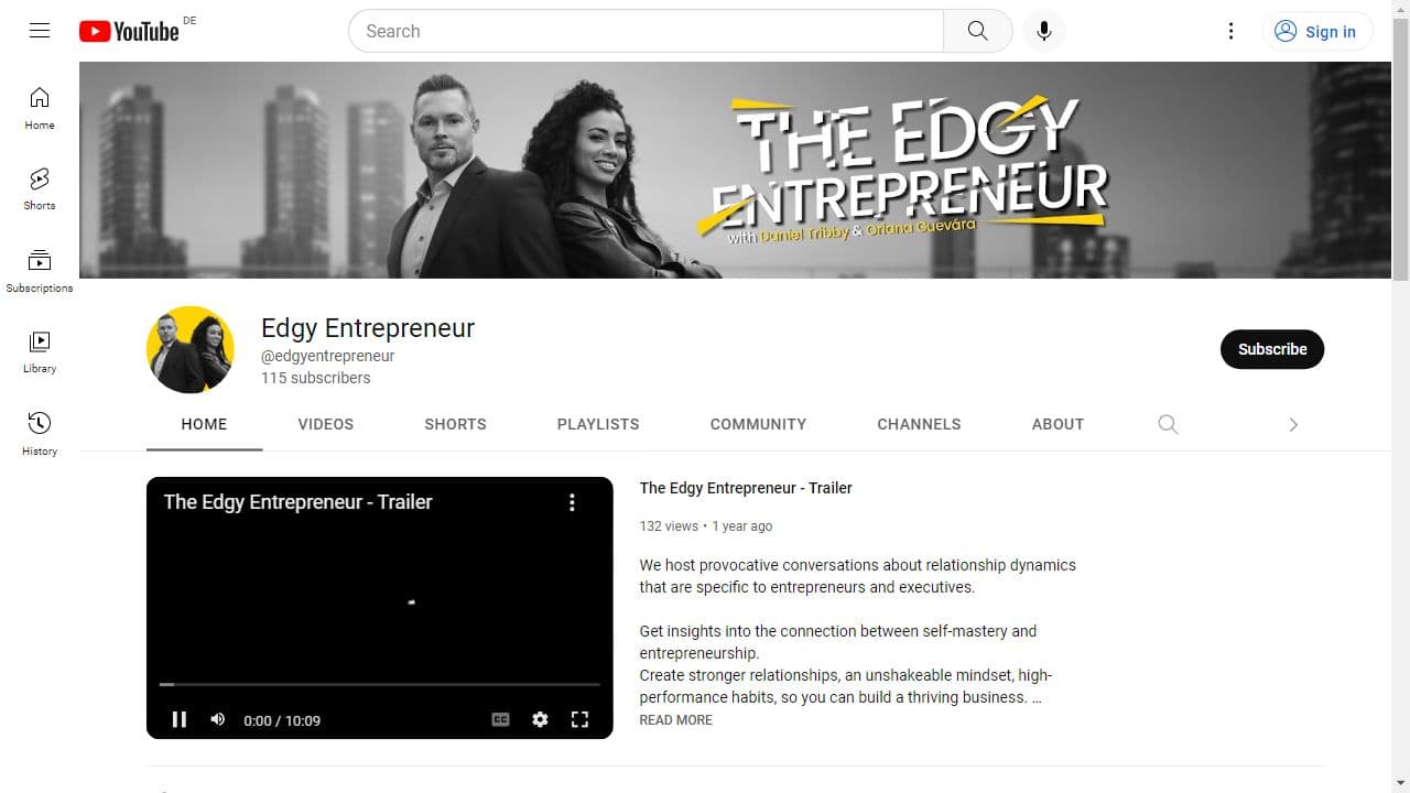 Background image of Edgy Entrepreneur