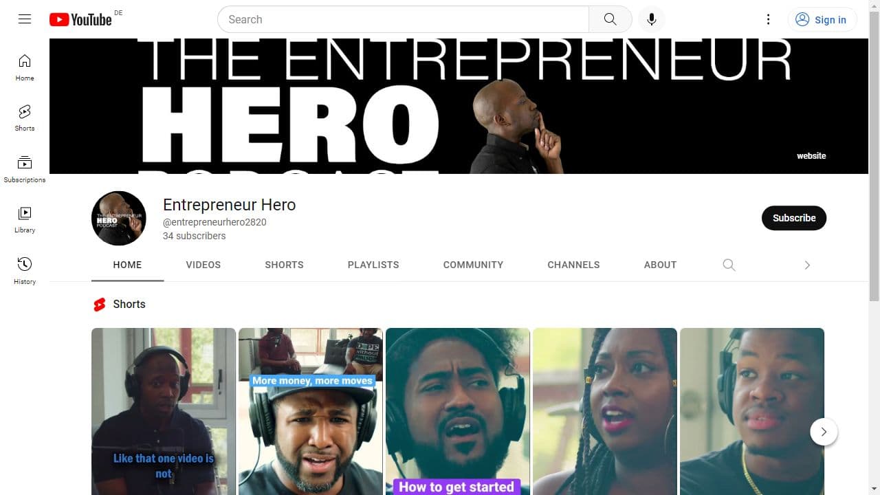 Background image of Entrepreneur Hero