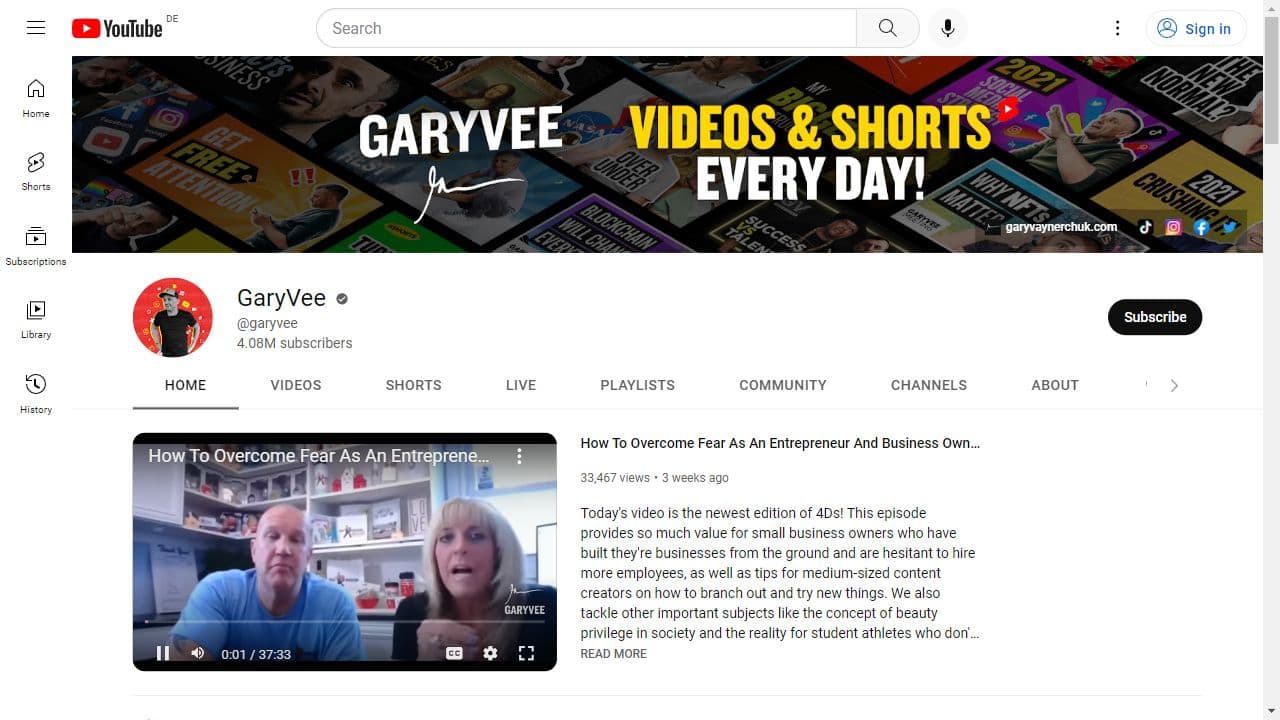 Background image of GaryVee
