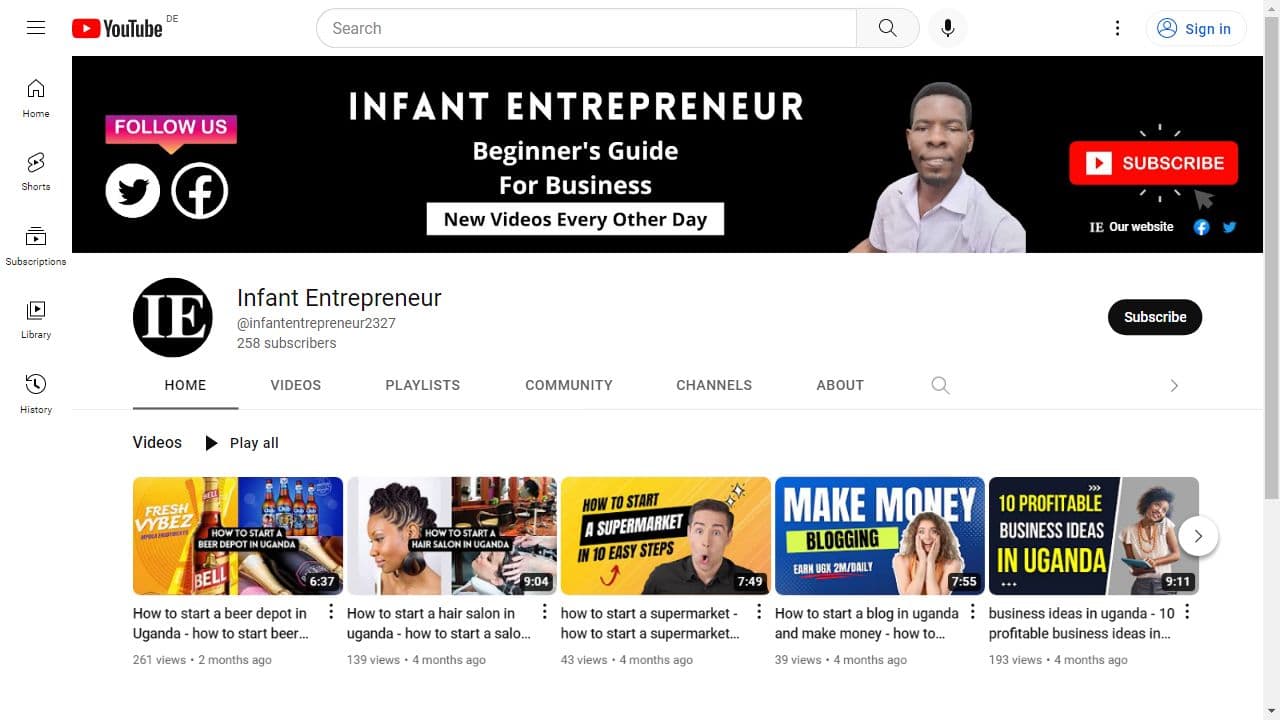 Background image of Infant Entrepreneur