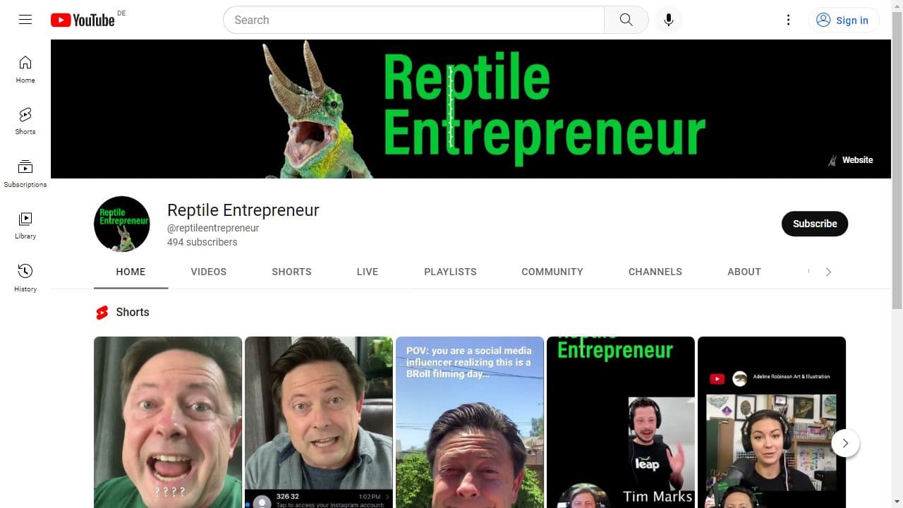 Background image of Reptile Entrepreneur