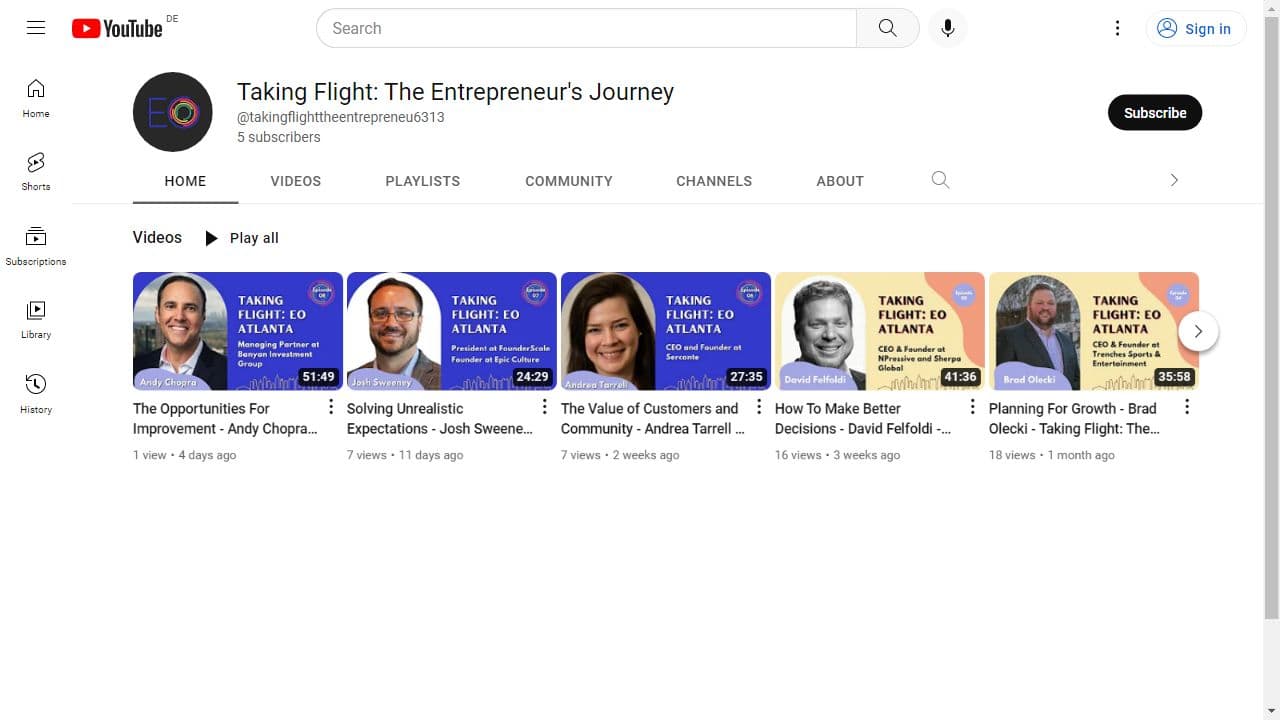 Background image of Taking Flight: The Entrepreneur's Journey
