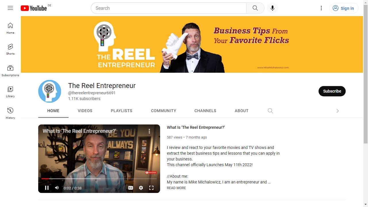 Background image of The Reel Entrepreneur