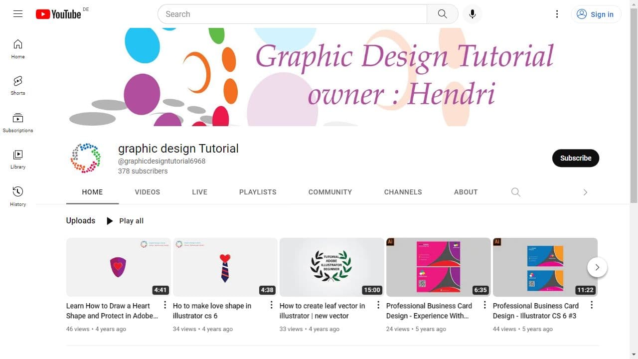 Background image of graphic design Tutorial